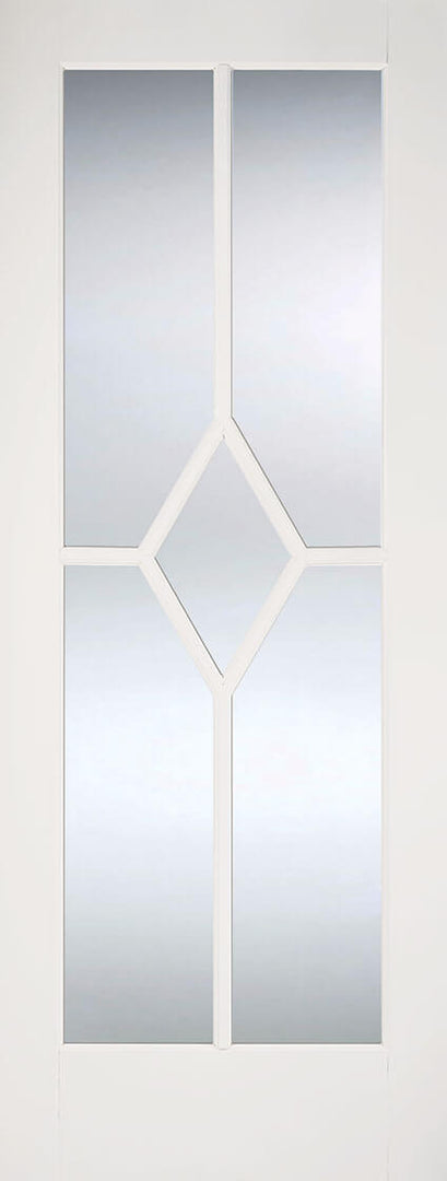 White Reims Glazed Door